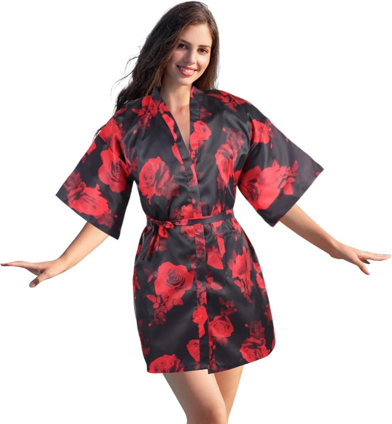 YELEGAI Salon Client Gown Robes Cape Hair Cutting Smock with Adjustable Tie for Hair Cutting Barber Hairstyling - Image 1